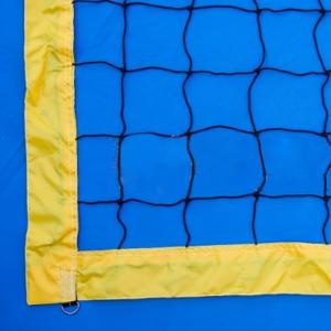 Купить Сетка для пляжного волейбола, обшитая с 4-х сторон, Д 2,2 мм в Новаяляли 