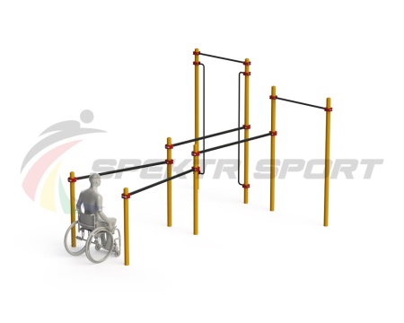 Купить Спортивный комплекс для инвалидов-колясочников WRK-D19_76mm в Новаяляли 