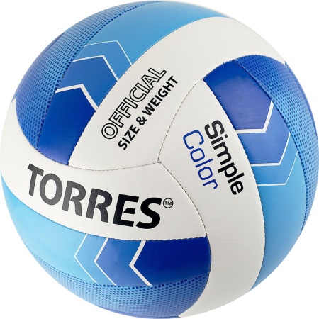 Купить Мяч волейбольный Torres Simple Color любительский р.5 в Новаяляли 
